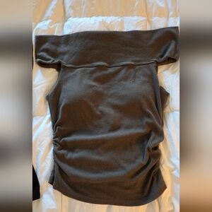 OGL Charcoal Ribbed Tops - Qty 2